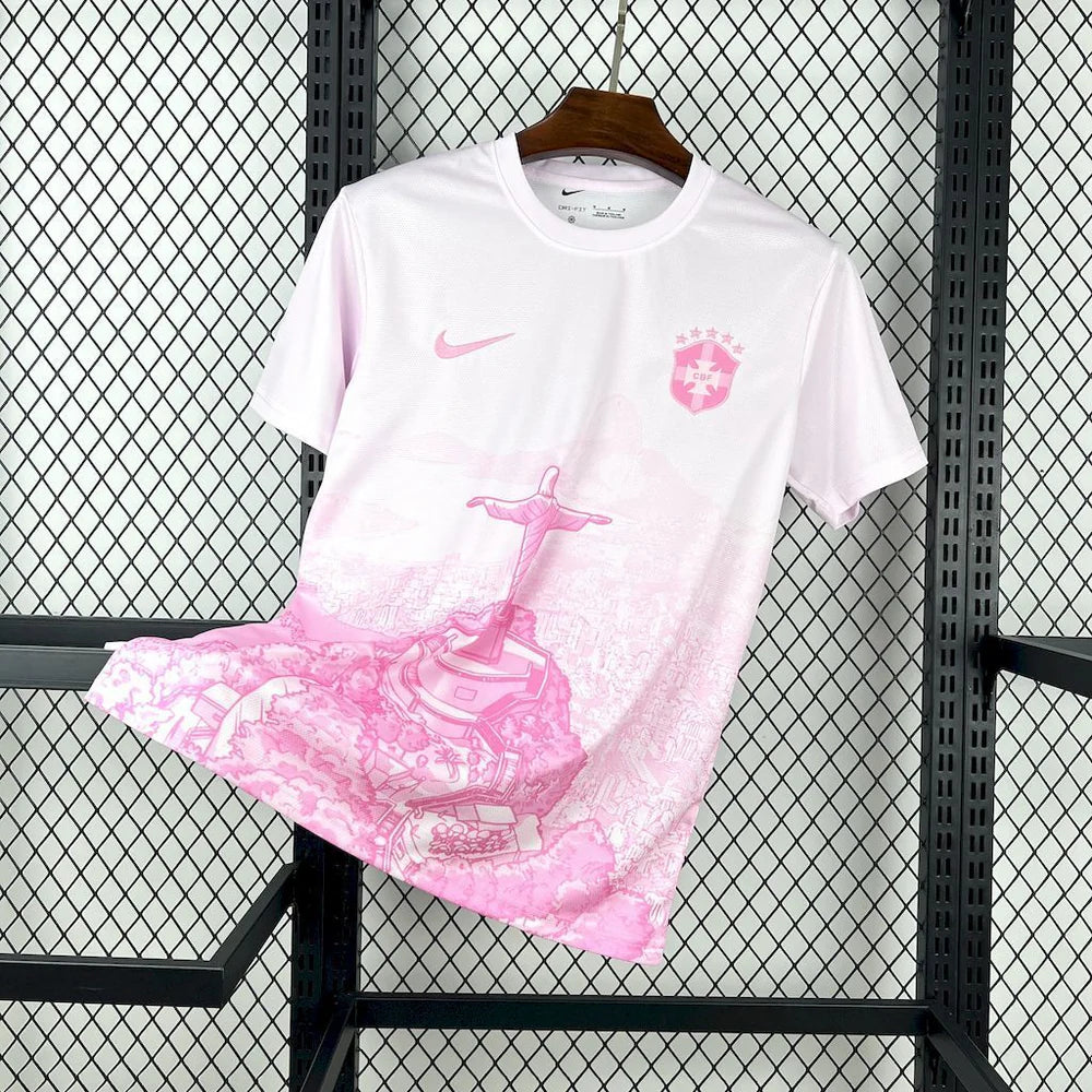BRÉSIL - MAILLOT CONCEPT "CHRIST RÉDEMPTEUR ROSE" 2025