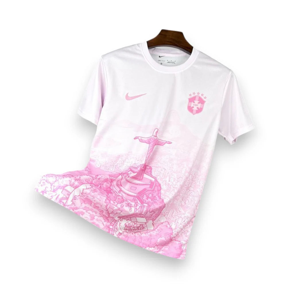 BRÉSIL - MAILLOT CONCEPT "CHRIST RÉDEMPTEUR ROSE" 2025
