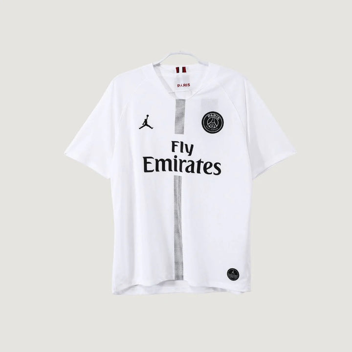 Paris Saint Germain ( PSG ) - Maillot Rétro Extérieur 18/19 – Blanc