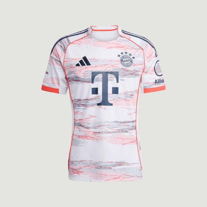 Bayern Munich – Maillot Extérieur 2025/2026 – Blanc, Rouge