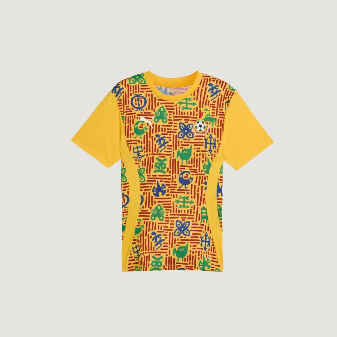 Ghana - Maillot d'avant-match 24/25 - Jaune