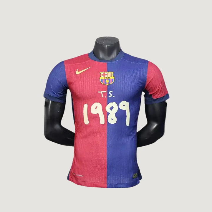 FC Barcelone – Maillot Spécial 2025/26 “1989 Edition” – Bleu & Rouge grenat ( Player )
