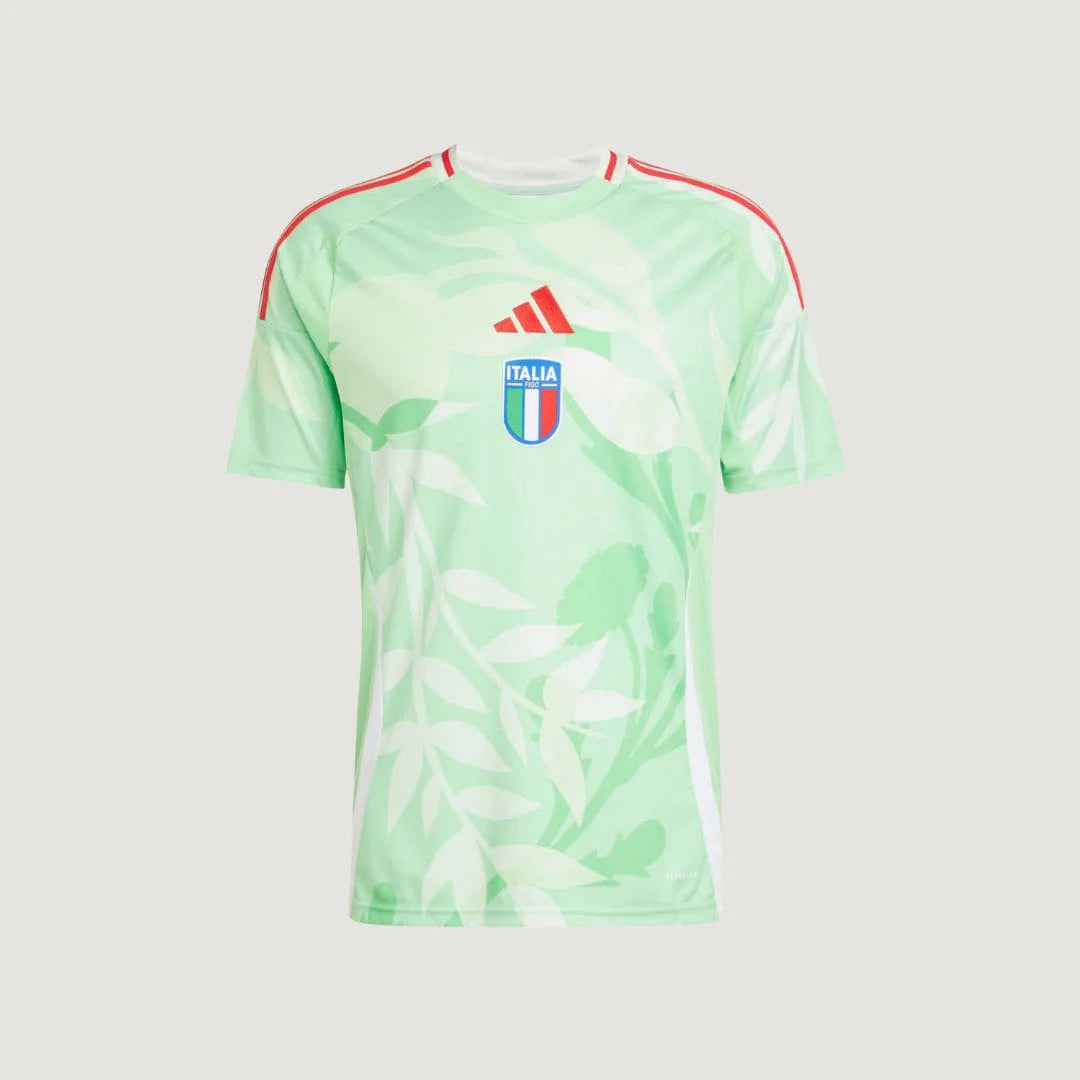 Italie – Maillot Extérieur 2025/26 (Équipe Féminine) – Vert Clair, Blanc & Rouge