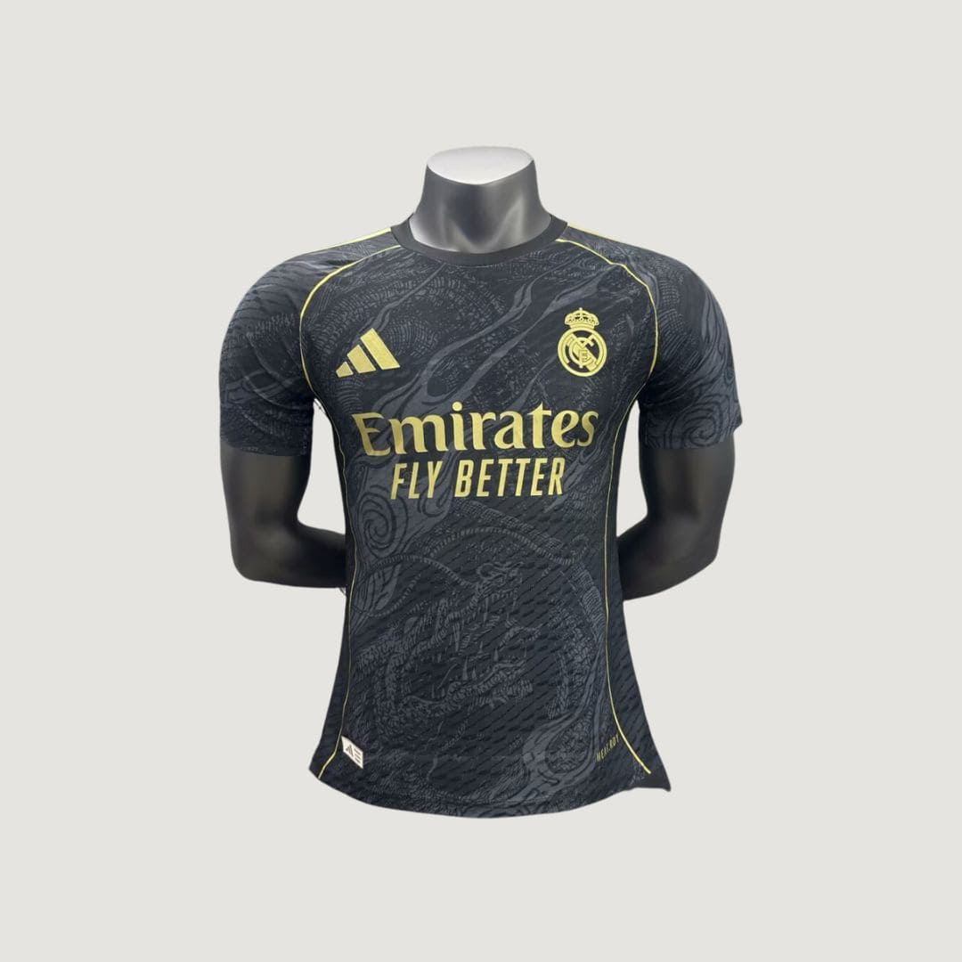 Real Madrid – Maillot Spécial 2025/26 – Noir & Doré ( Player )