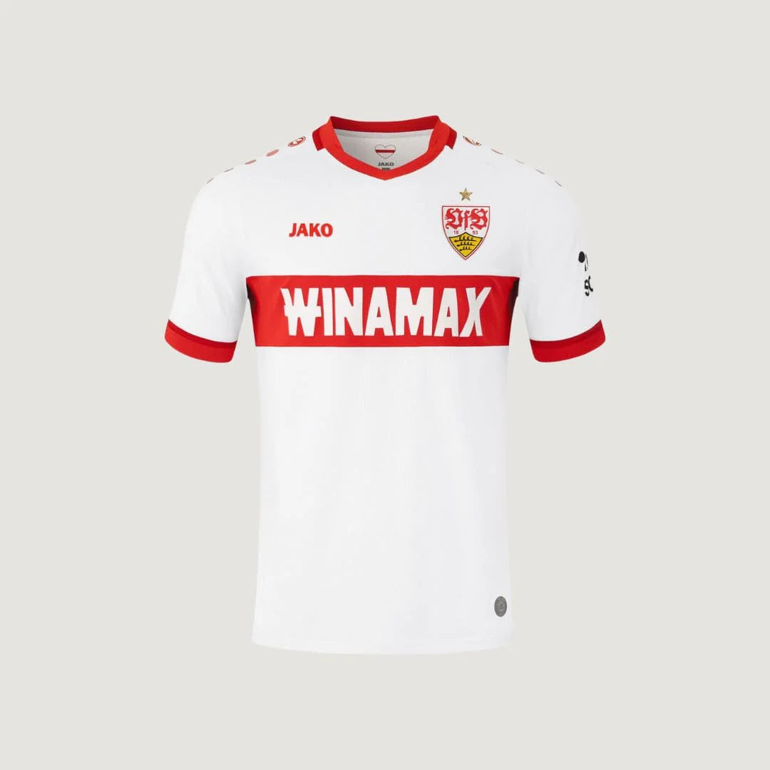 VfB Stuttgart - Maillot Domicile 24/25 - Blanc, rouge
