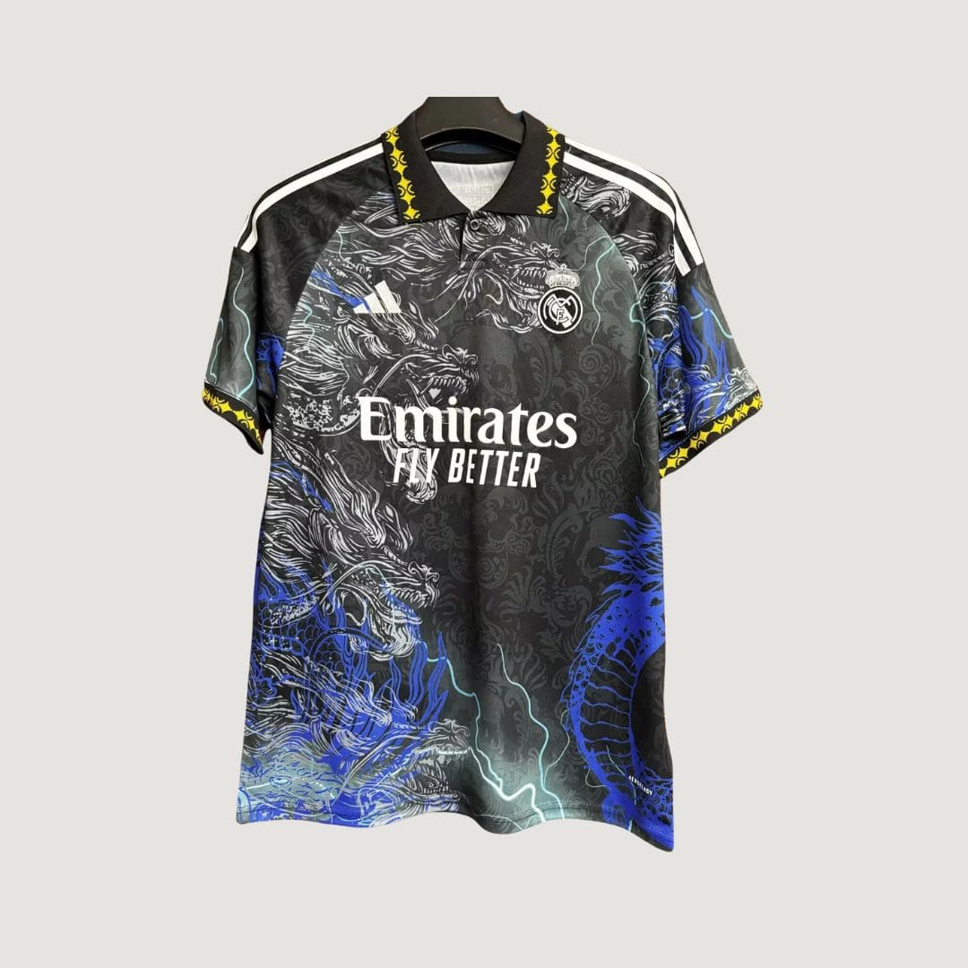 Real Madrid - Maillot Concept - Dragons Noir, Bleu