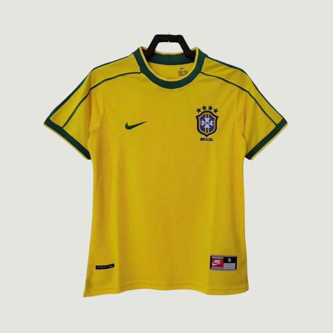 Brésil - Maillot Rétro 1998 - Jaune