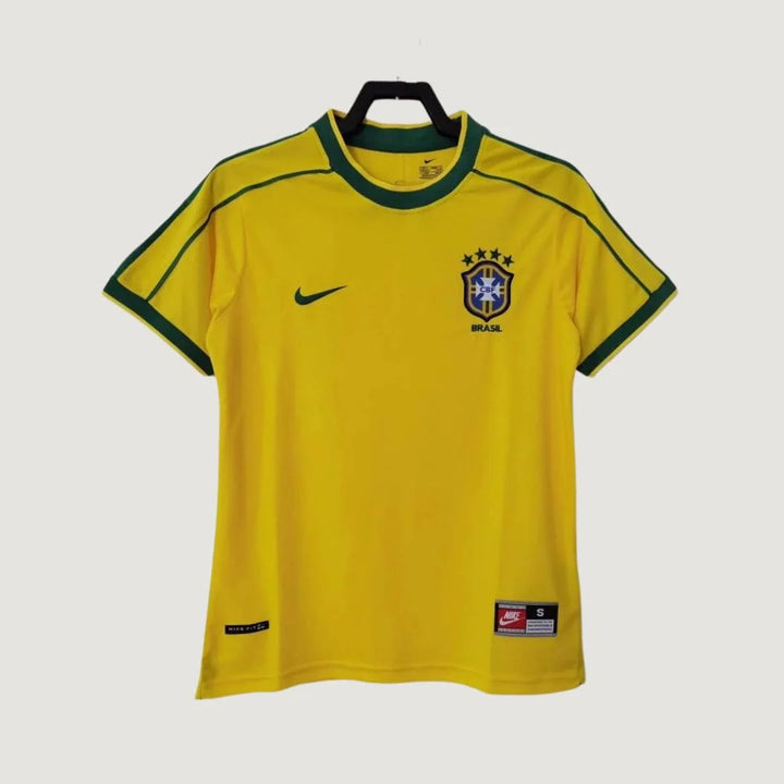 Brésil - Maillot Rétro 1998 - Jaune
