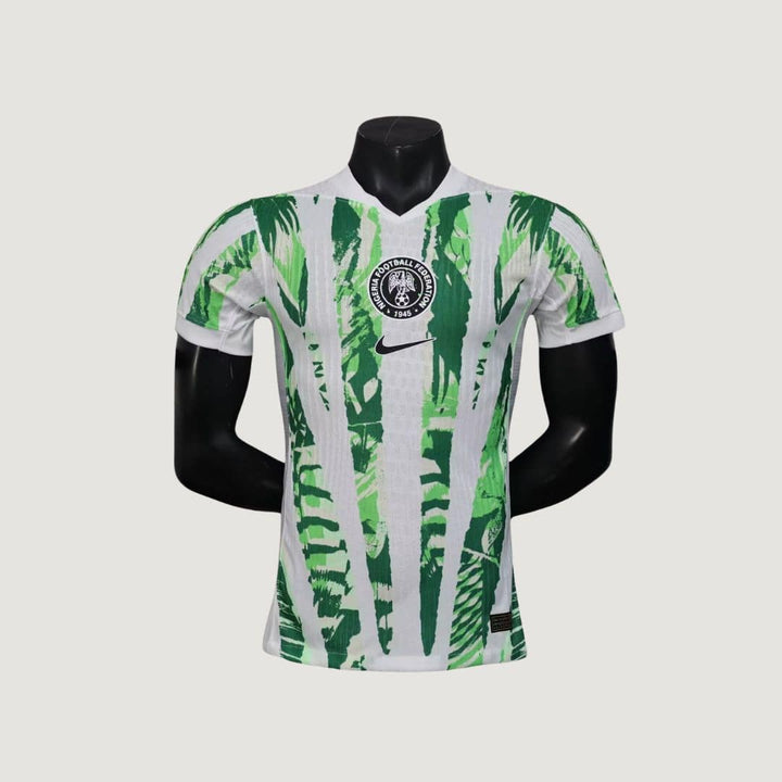 Nigeria – Maillot Domicile 2025/26 – Blanc, Vert & Noir ( Player )