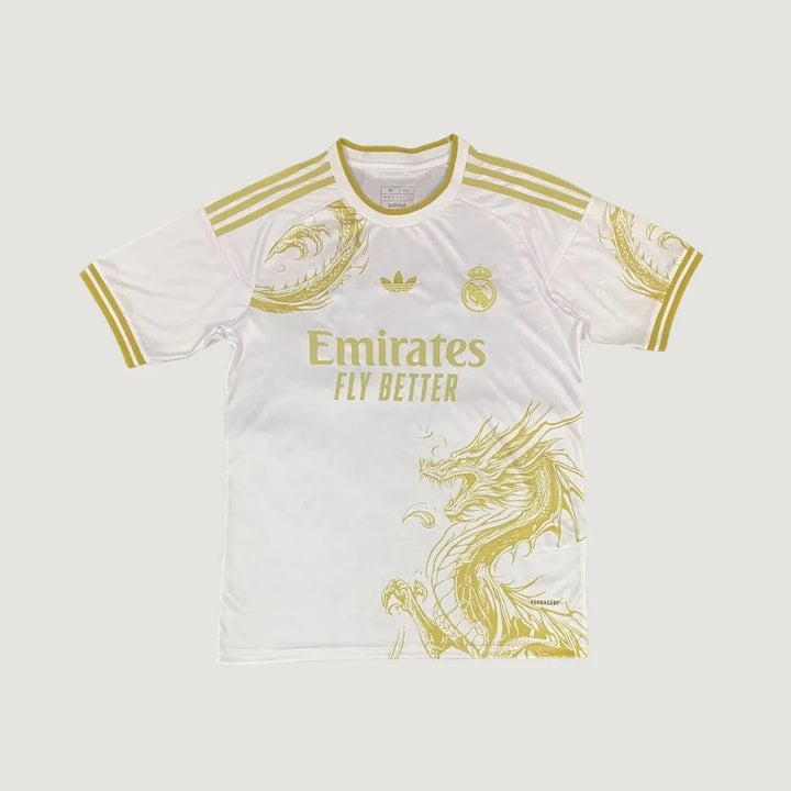 Real Madrid - Maillot Concept - Dragon Blanc, Doré