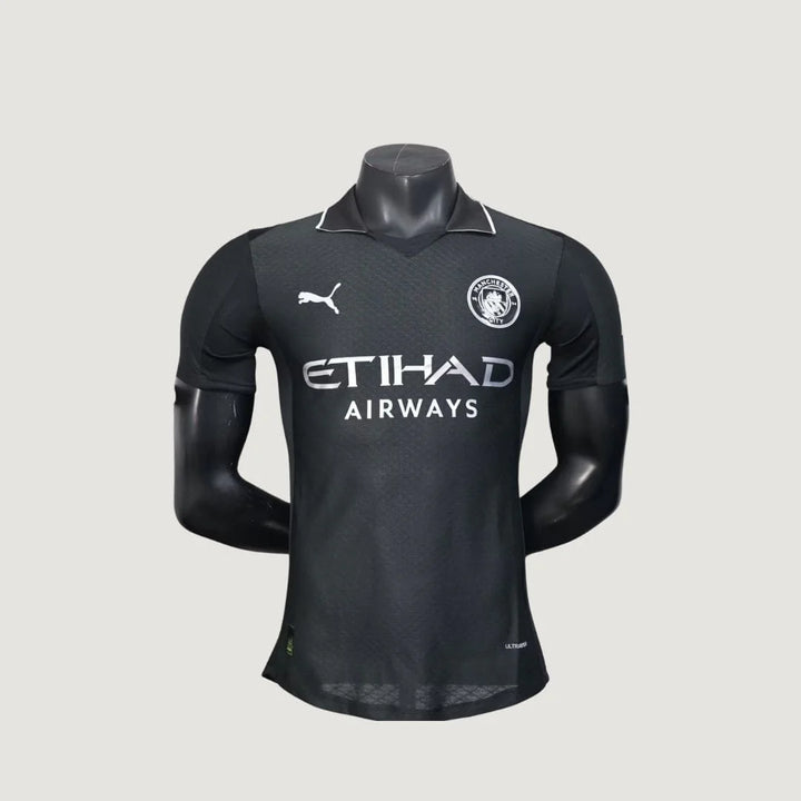 Manchester City – Maillot Fourth 2025/26 – Noir & Blanc ( Player )