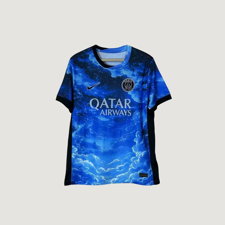 Paris Saint-Germain ( PSG ) – Maillot Spécial 25/26 – Bleu Nuit & Nuages