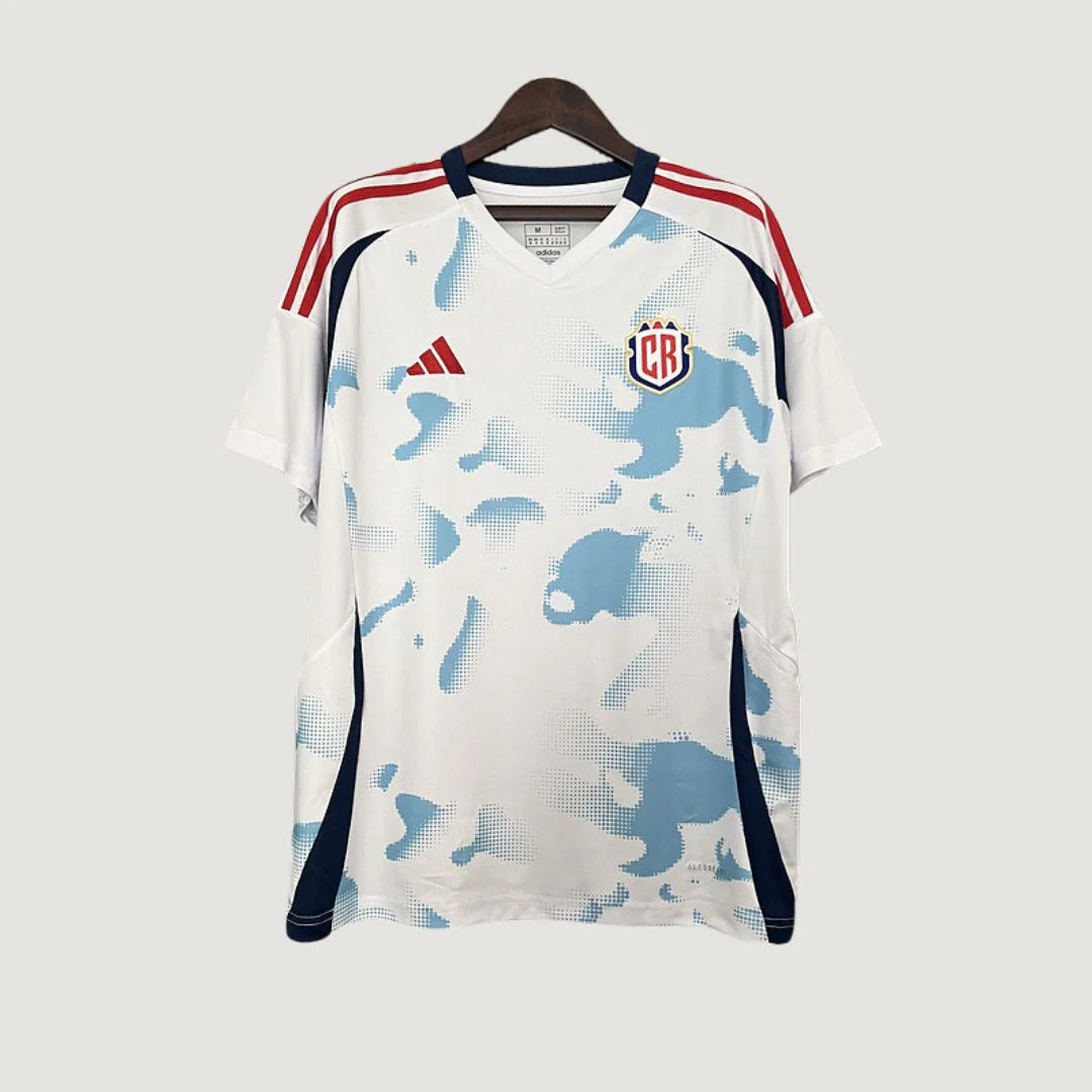 Costa Rica - Maillot Extérieur 24/25 - Blanc, Bleu
