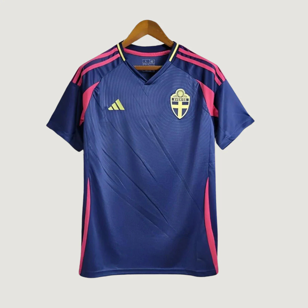 Suède 24/25 - Maillot Extérieur - Bleu / Rose ( Fan )