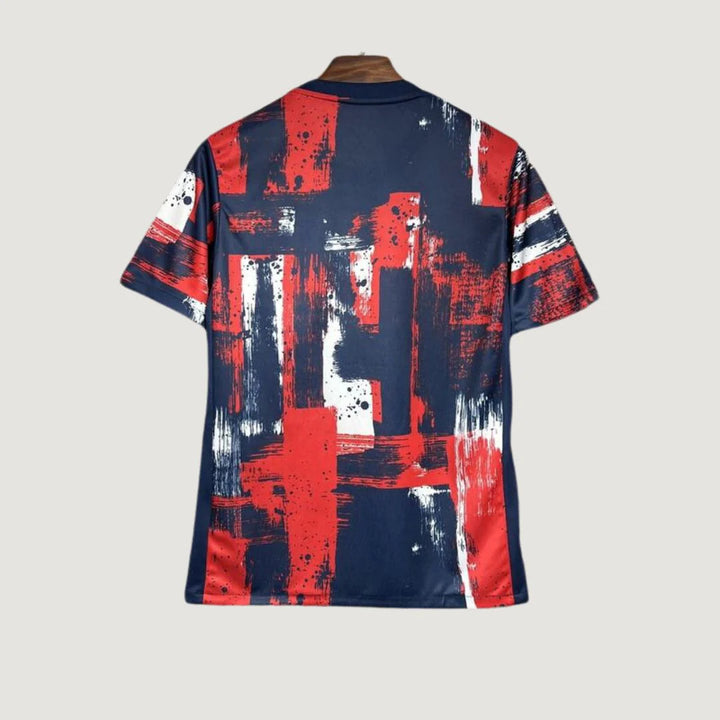 Paris Saint-Germain ( PSG ) - Maillot Pre-Match 24/25 - Rouge, Bleu, Blanc