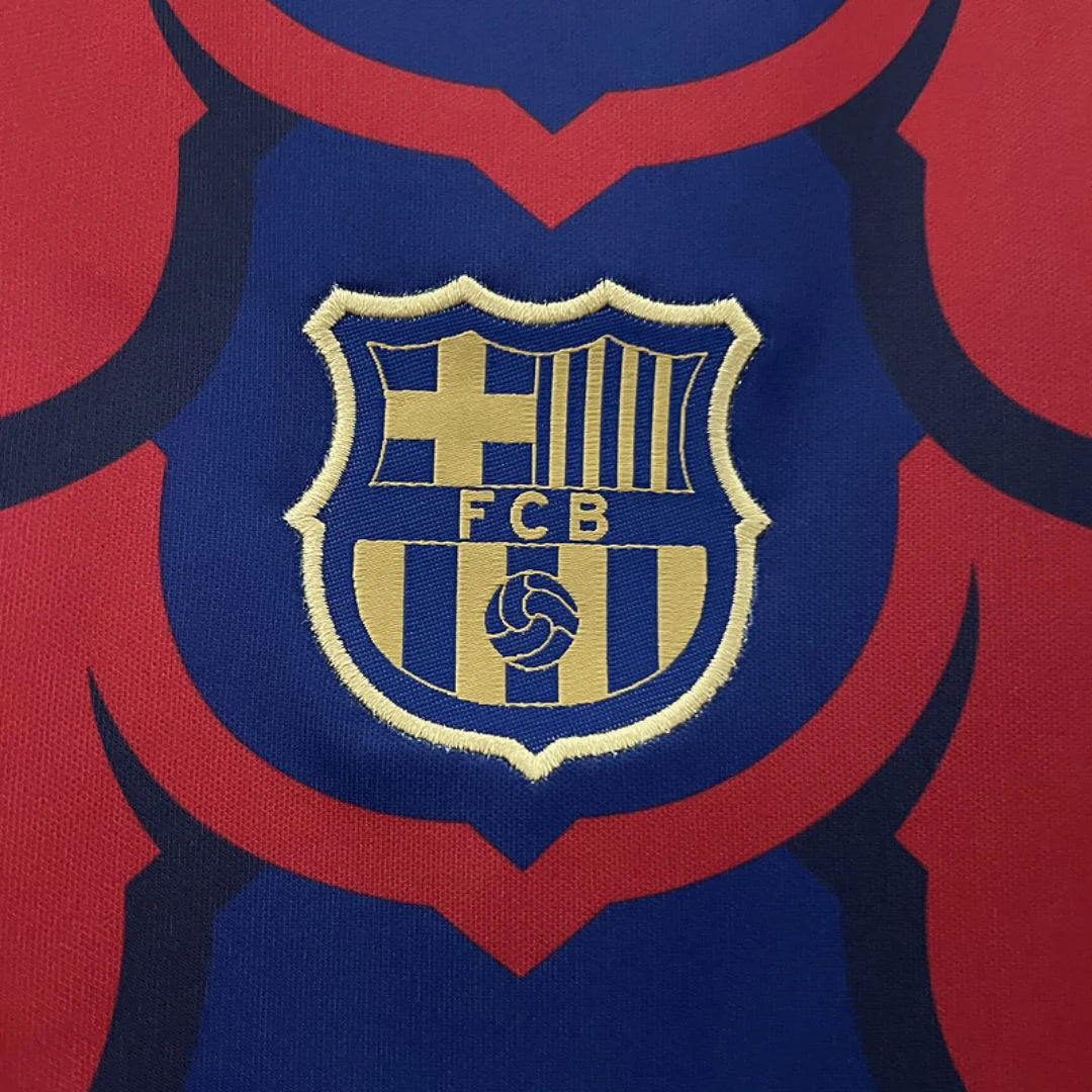 FC Barcelone - Maillot d'Entraînement 24/25 - Rouge, Bleu