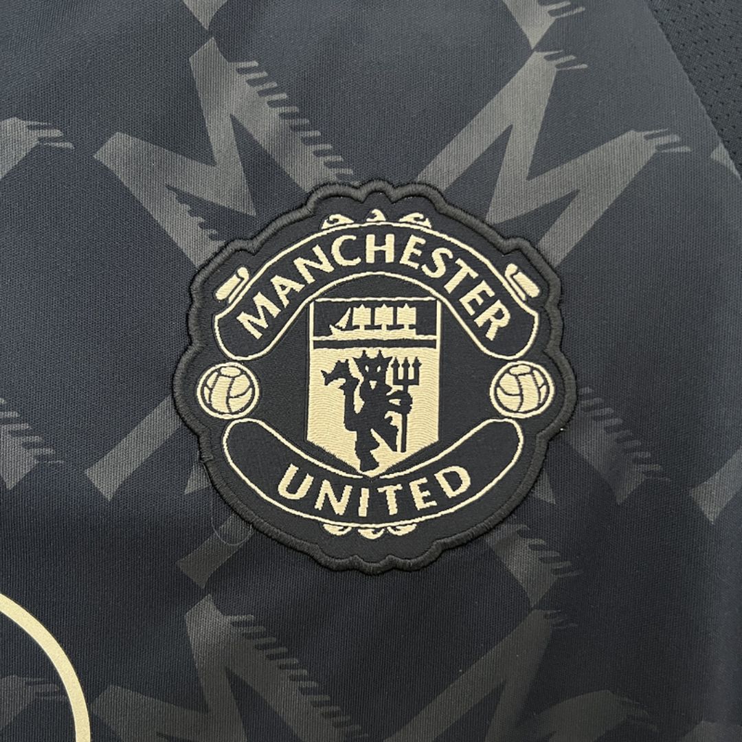 Manchester United - Maillot Extérieur 24/25 - Bleu Marine
