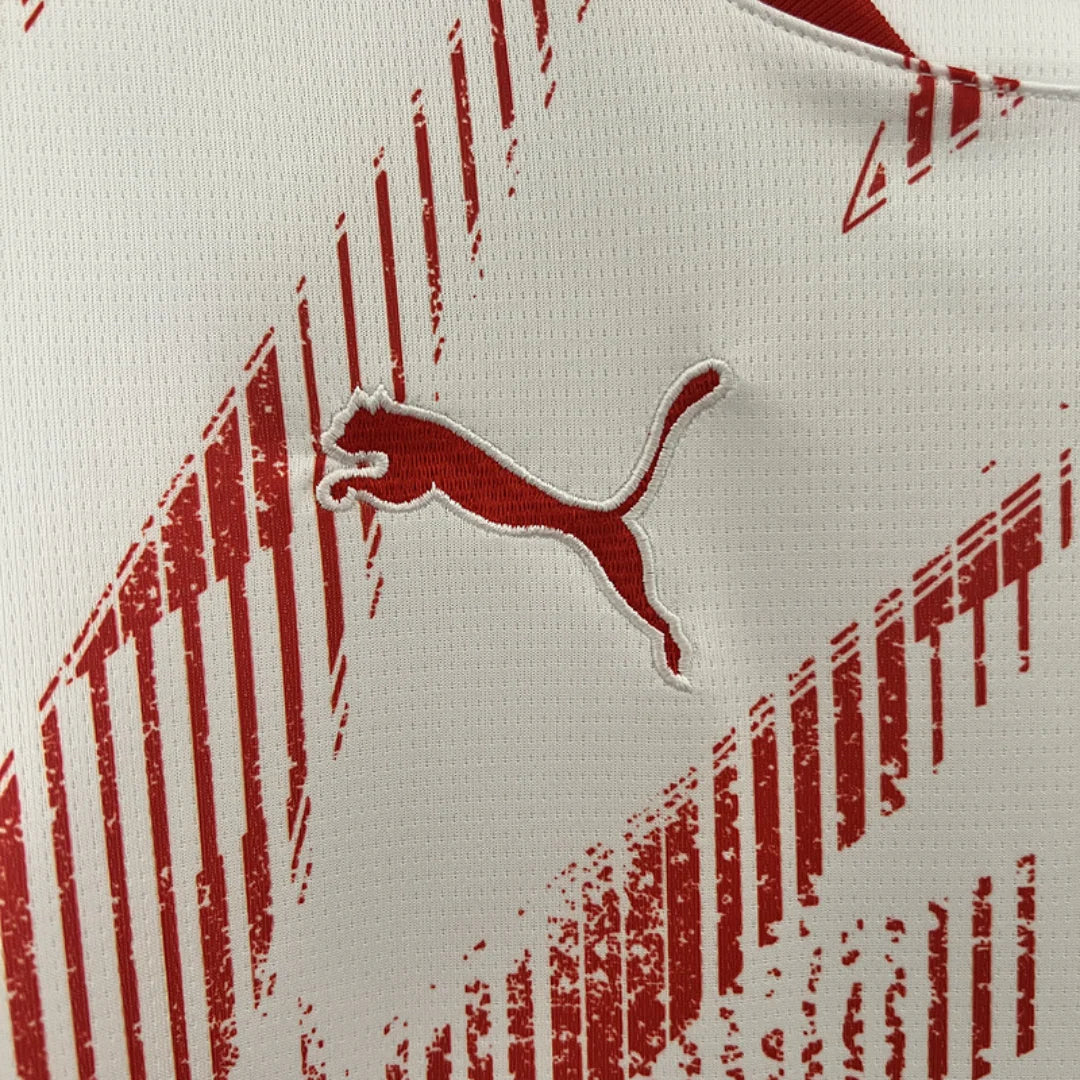 RB Leipzig - Maillot Domicile 24/25 - Blanc, Rouge