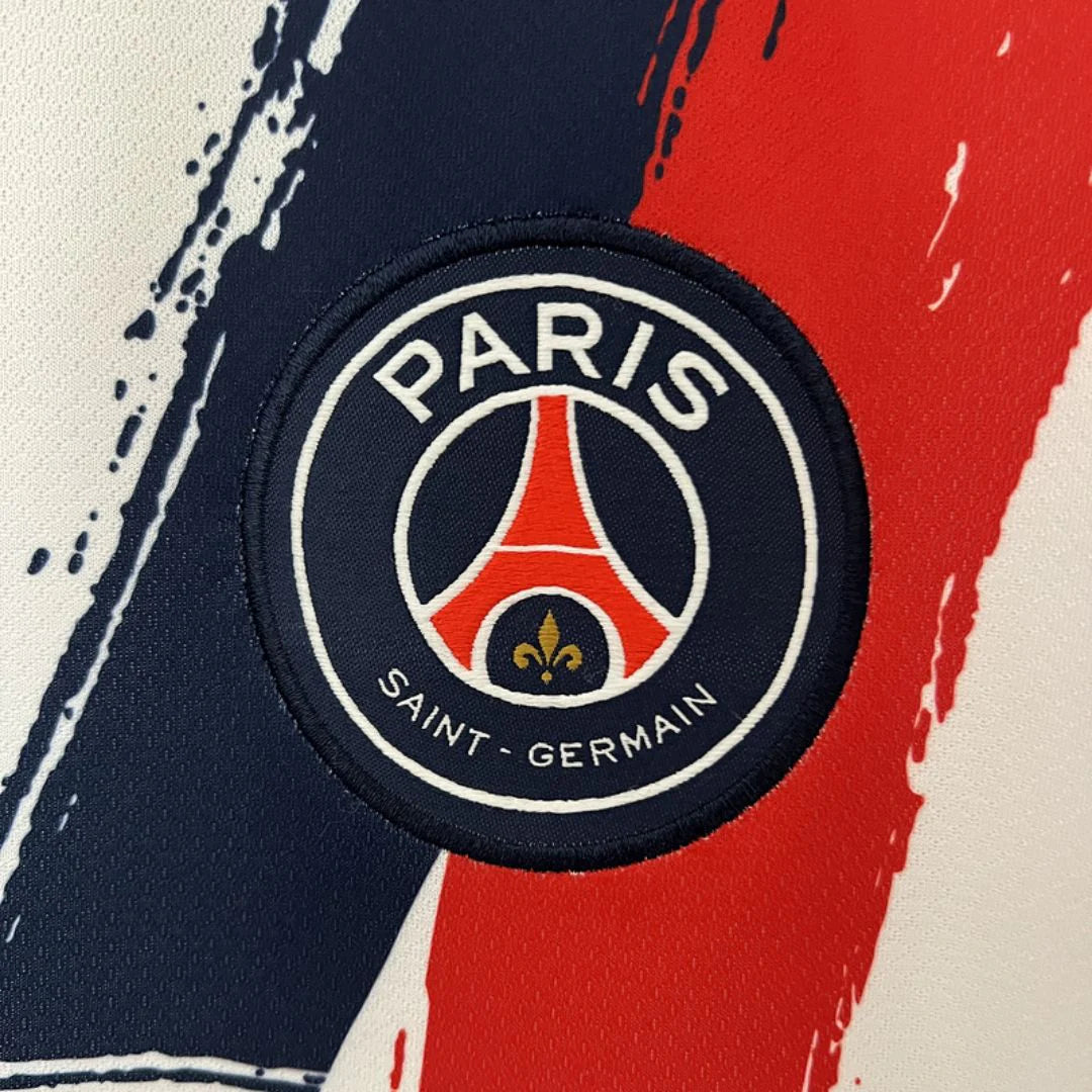 Paris Saint Germain ( PSG ) - Maillot Extérieur 24/25 - Blanc
