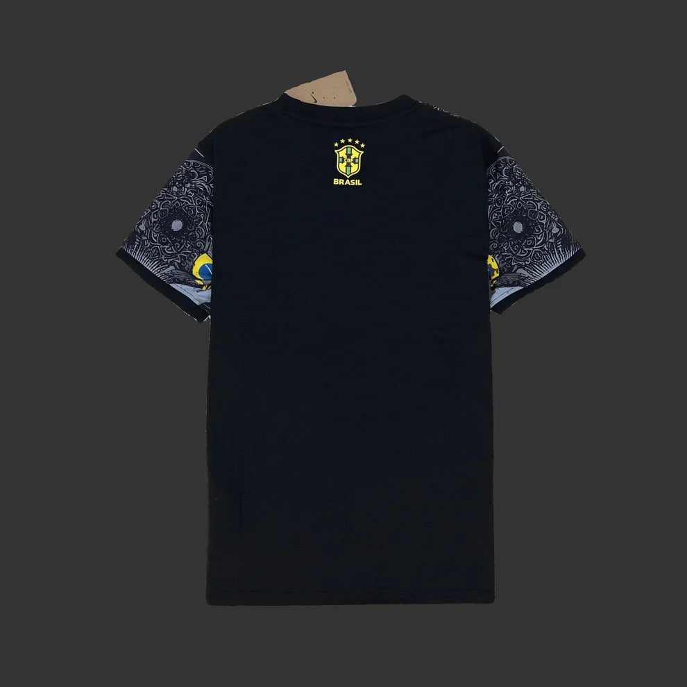 Maillot Brésil Christ Concept Noir et Gris 24/25